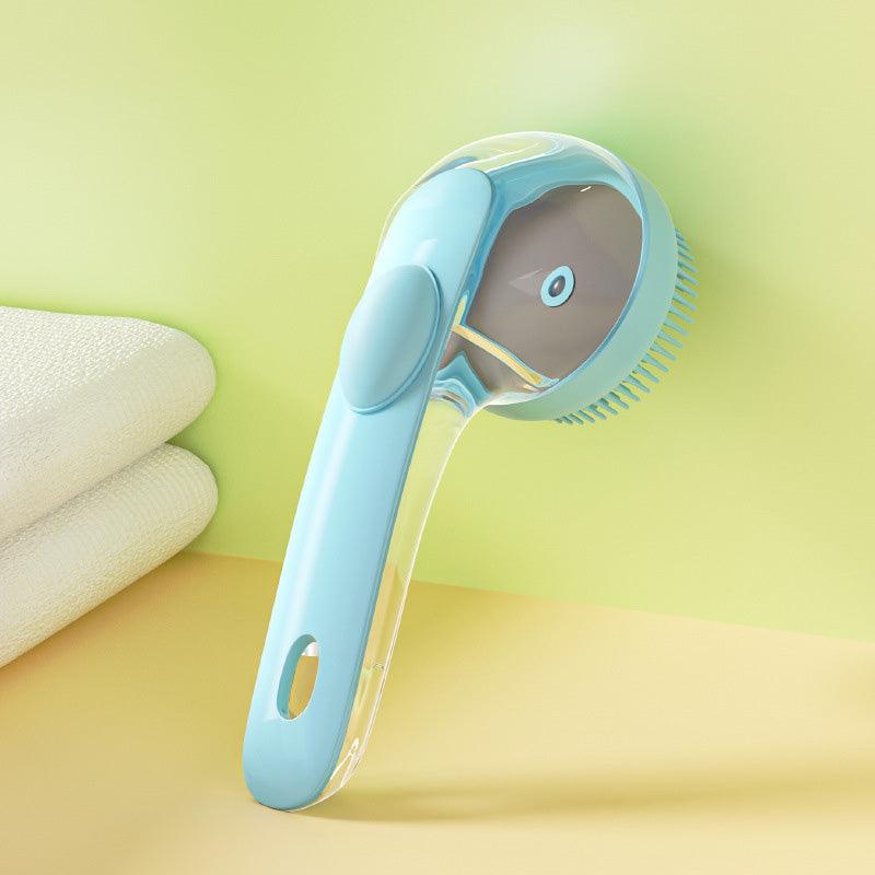 Pet silicone bath massage brush