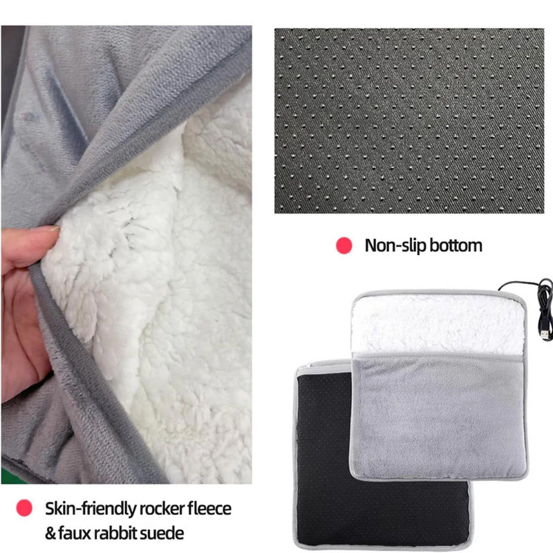 Thermostatic heating pad hand warmer