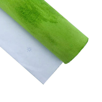 Self-adhesive plush