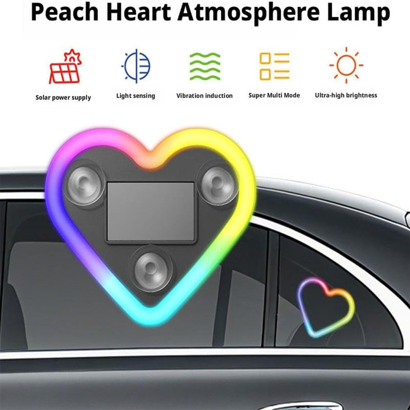 Car heart-shaped ambient lights