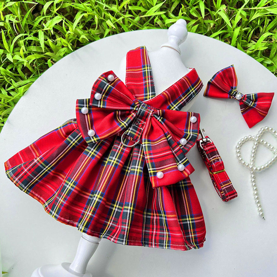 Pet JK-style skirt harness