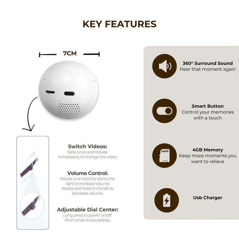 Creative electronic ball souvenirs