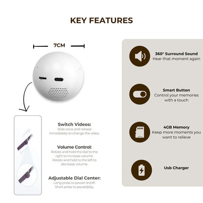 Creative electronic ball souvenirs