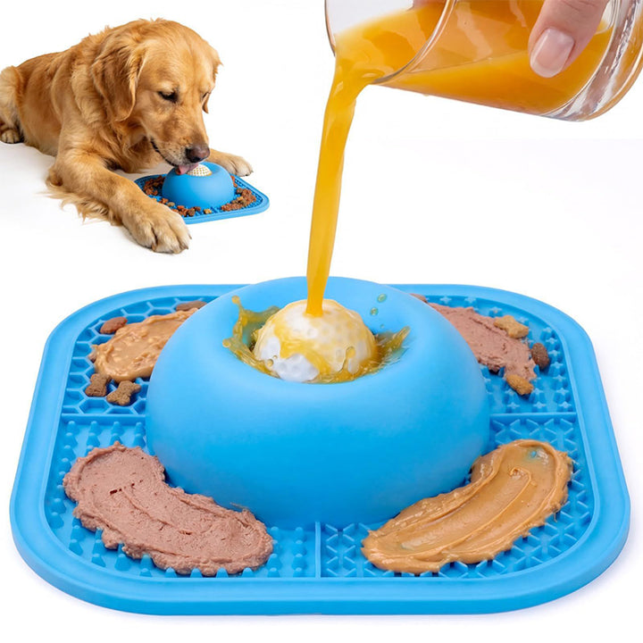 2-in-1 Silicone Pet Slow Feeder