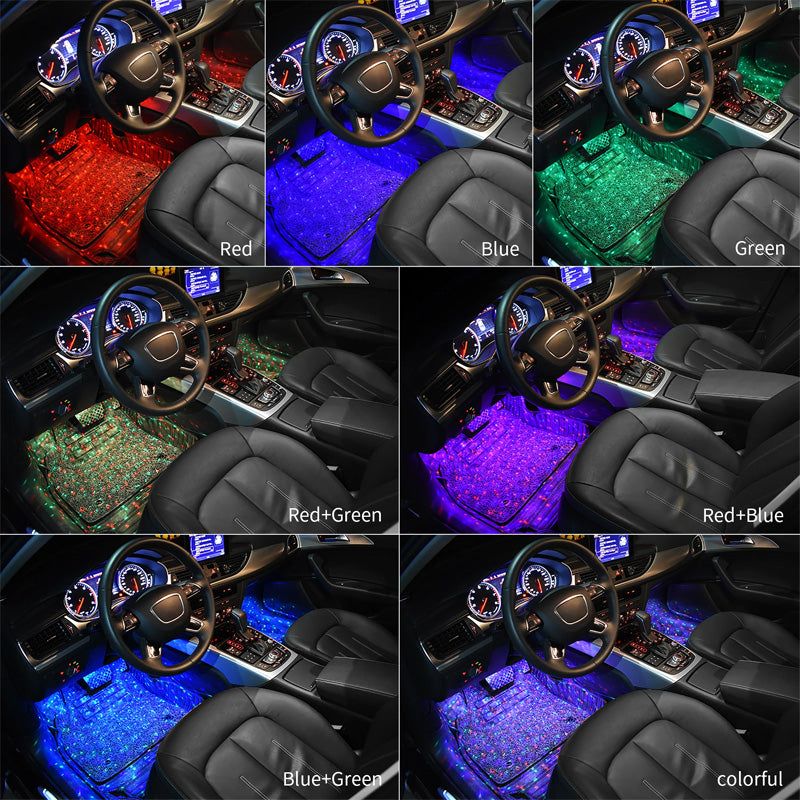 Car-shaped ambient lighting