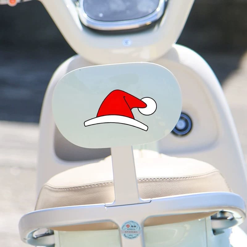 3D printed Christmas hat car sticker