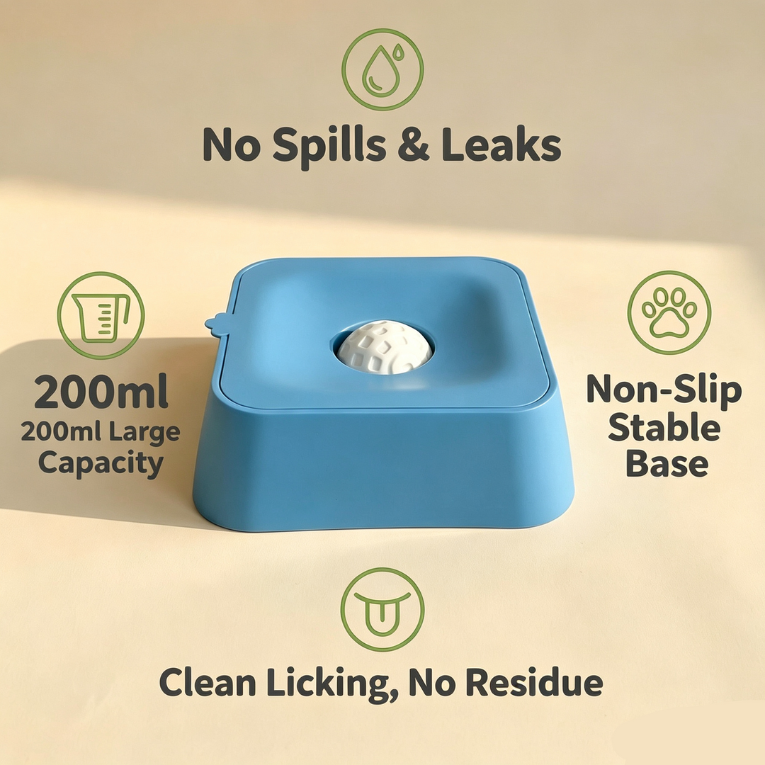 Food Grade Anti Slip Pet Lick Slow Feeding Bowl