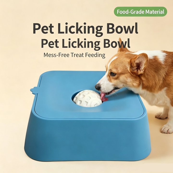 Food Grade Anti Slip Pet Lick Slow Feeding Bowl