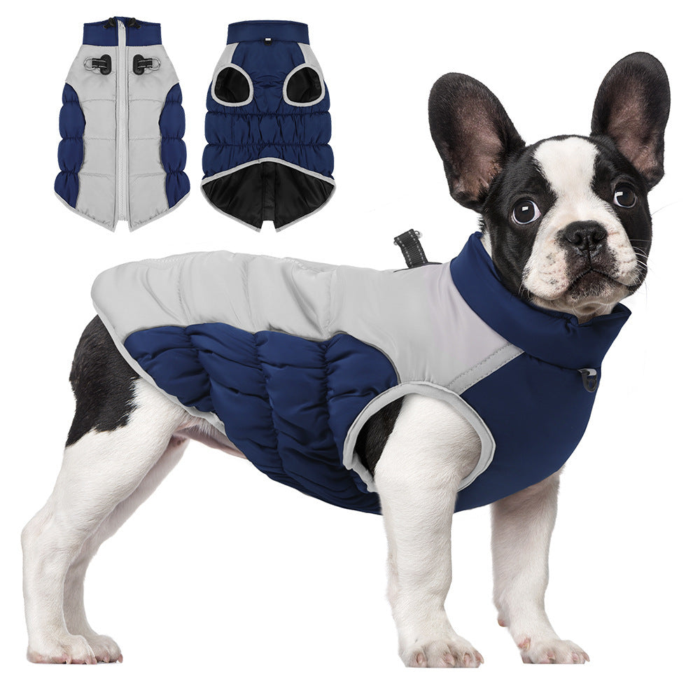 Reflective Windproof Dog Puffer Coat