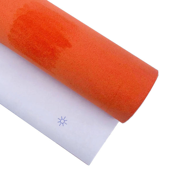 Self-adhesive plush