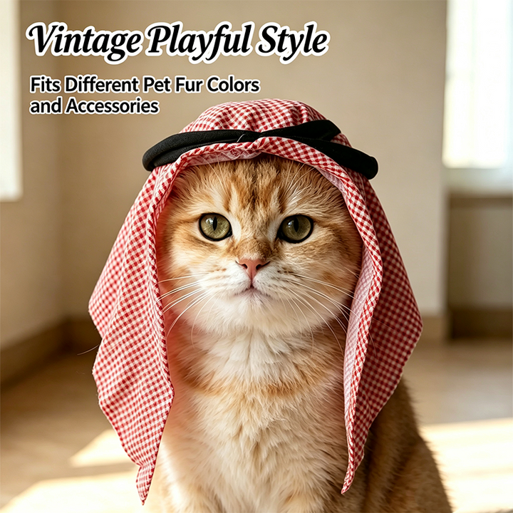 Pet Grid Party Cosplay Head Wrap