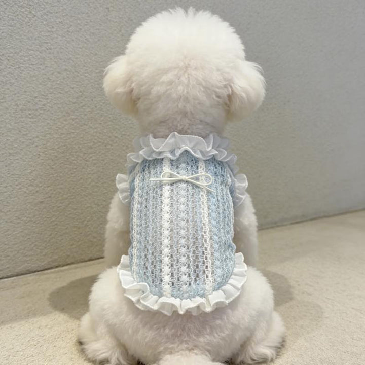 Pet-shaped openwork lace camisole