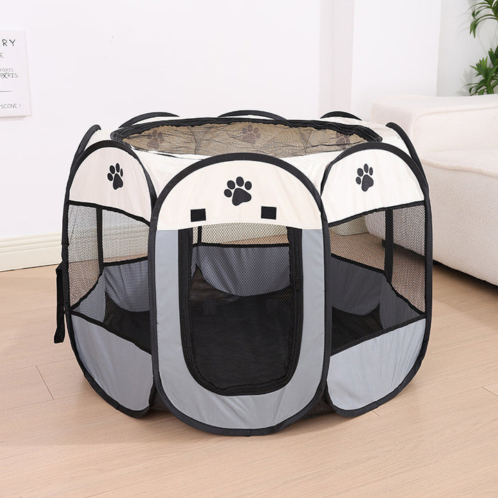 Portable pet fence tent