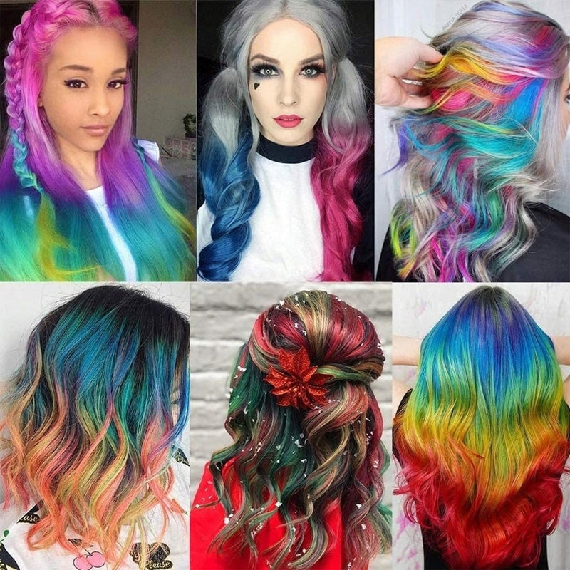 Washable, quick-dyeing hair comb