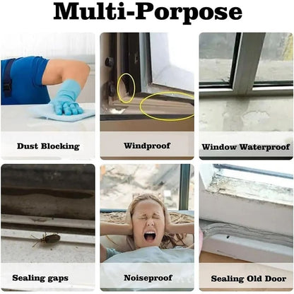 Dustproof and windproof sealing strip