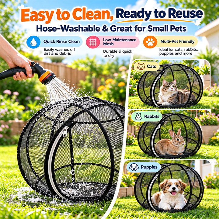 Foldable cat playpen