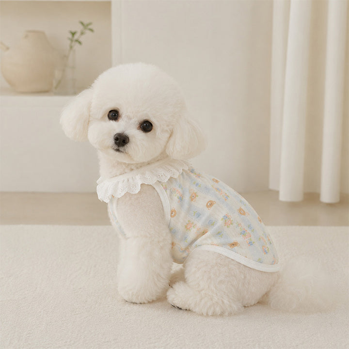 Thin, breathable, air-conditioned clothing for pets