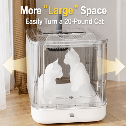 Self-deodorizing and sterilizing cat litter box