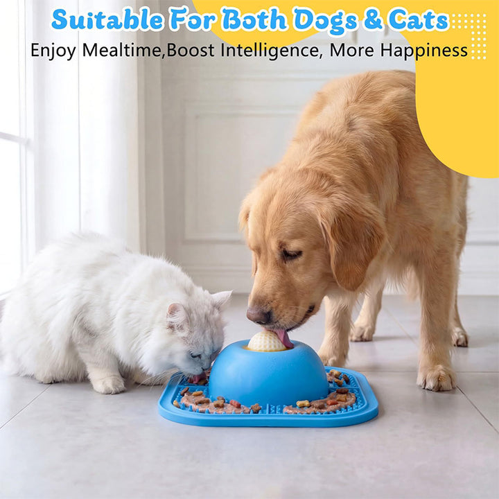 2-in-1 Silicone Pet Slow Feeder