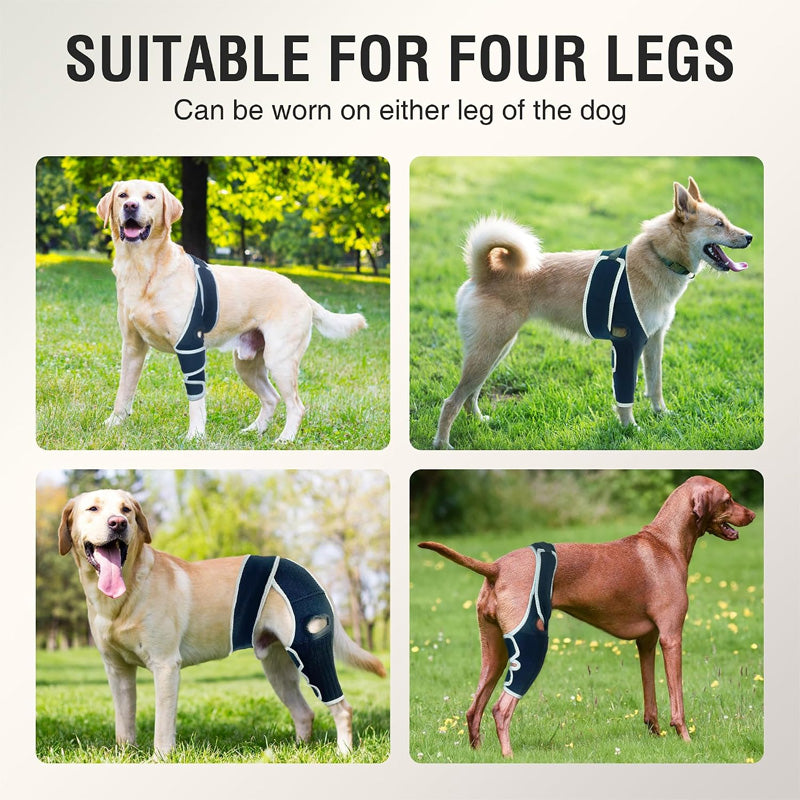 Adjustable universal knee brace for pets
