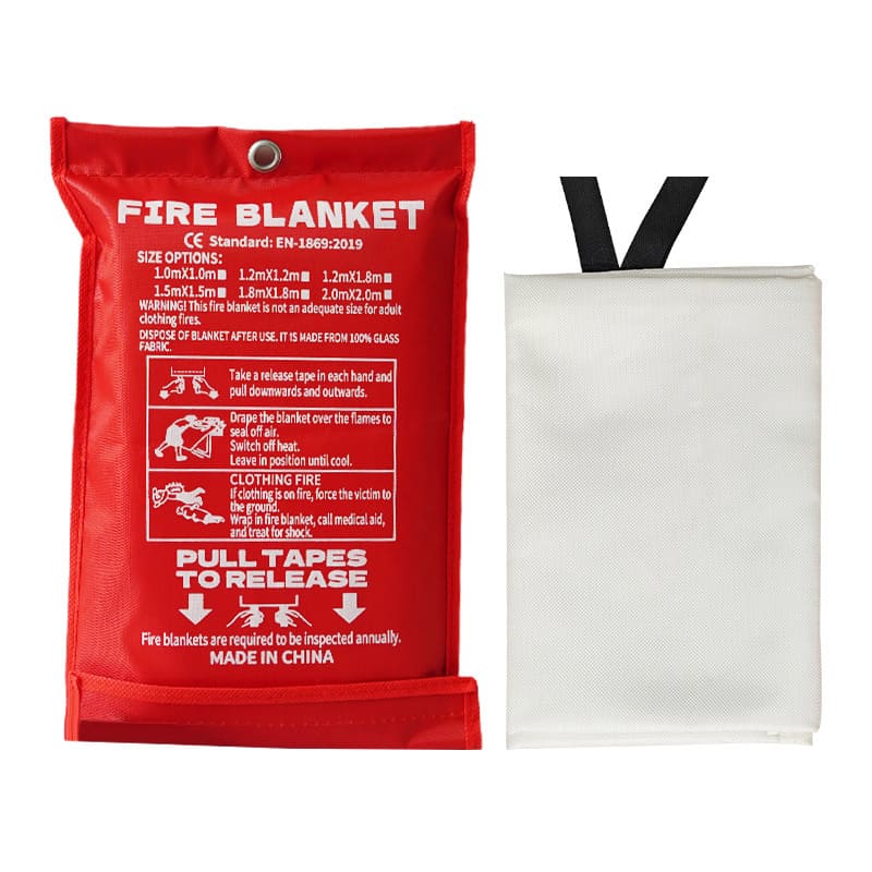 Fiberglass fire blanket