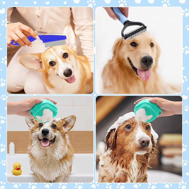 8-piece professional pet grooming kit