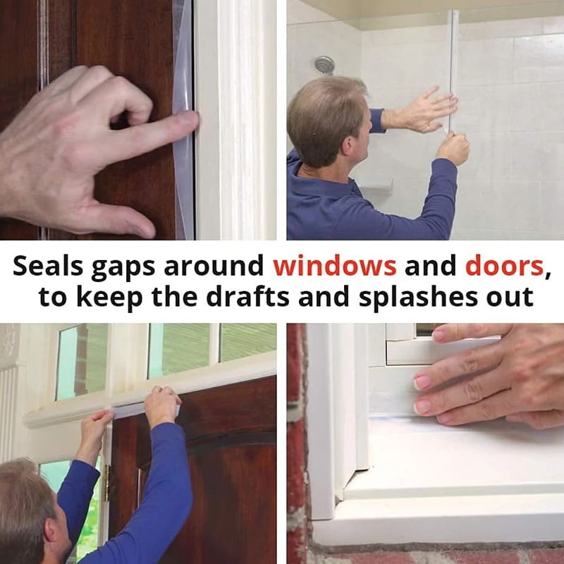 Dustproof and windproof sealing strip