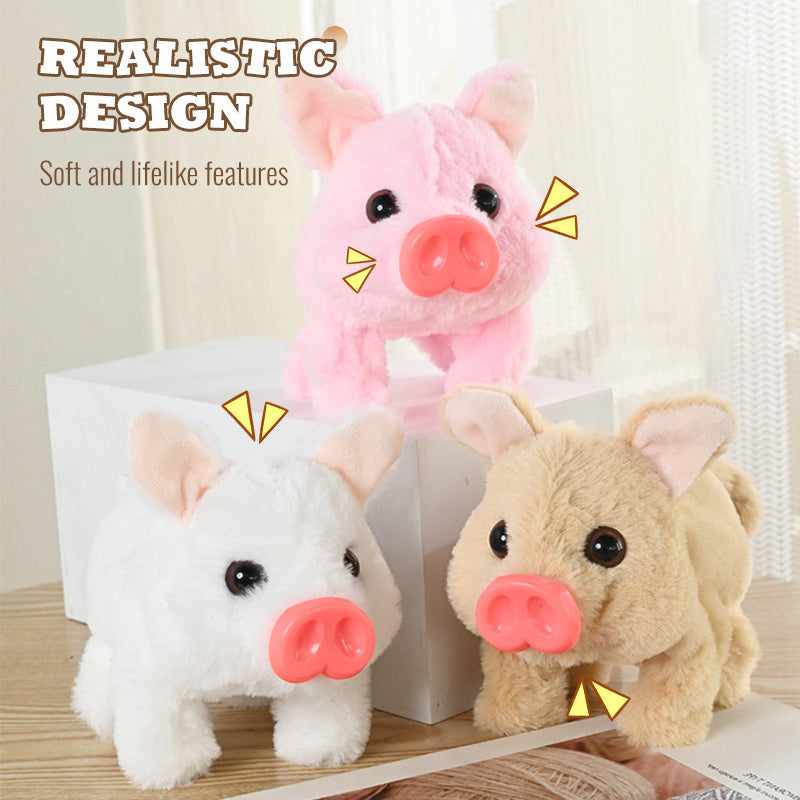 Electric Simulation Plush Pig