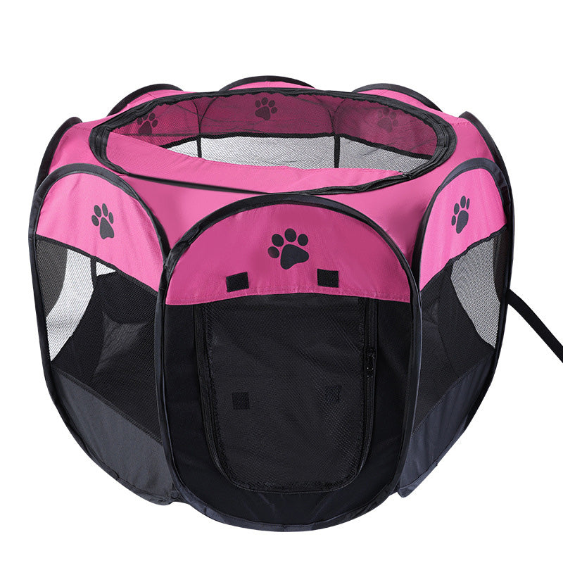 Portable pet fence tent