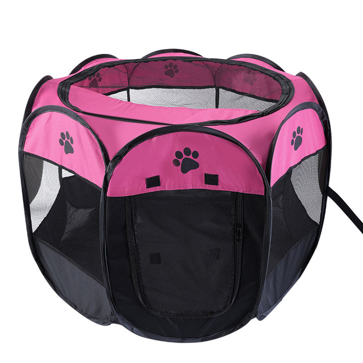 Portable pet fence tent