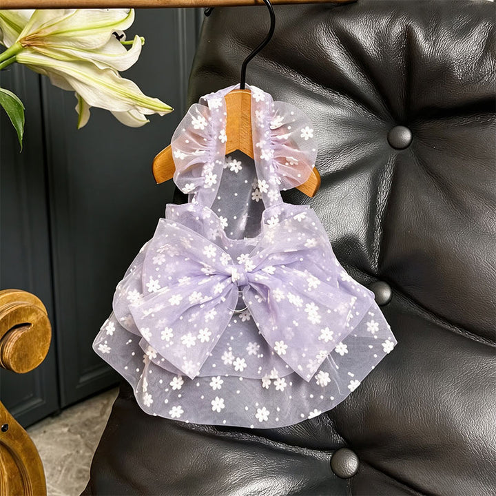 Dog-shaped tulle princess dress
