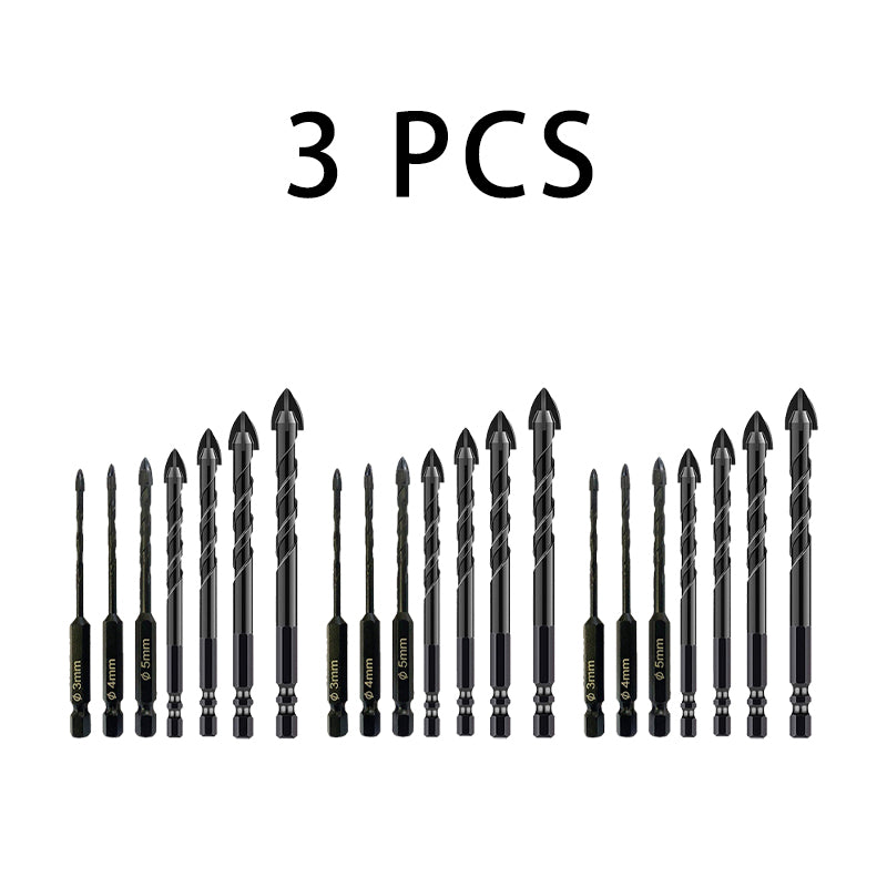 🔥💥🔥💥🔥4-edge Cross Drill Bit Set 7pcs🔥💥🔥💥🔥