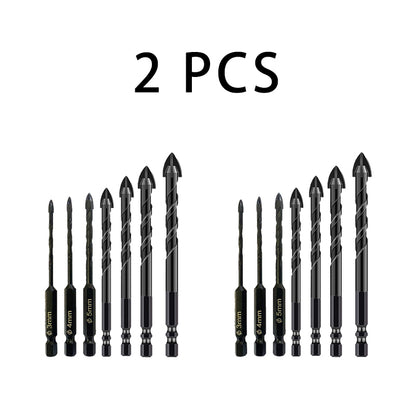 🔥💥🔥💥🔥4-edge Cross Drill Bit Set 7pcs🔥💥🔥💥🔥