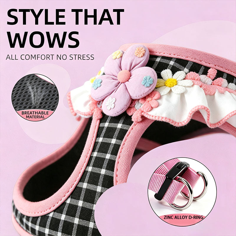 Anti-Escape Pet Harness and Leash Set