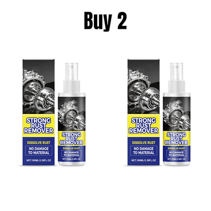Multi-effect rust remover spray