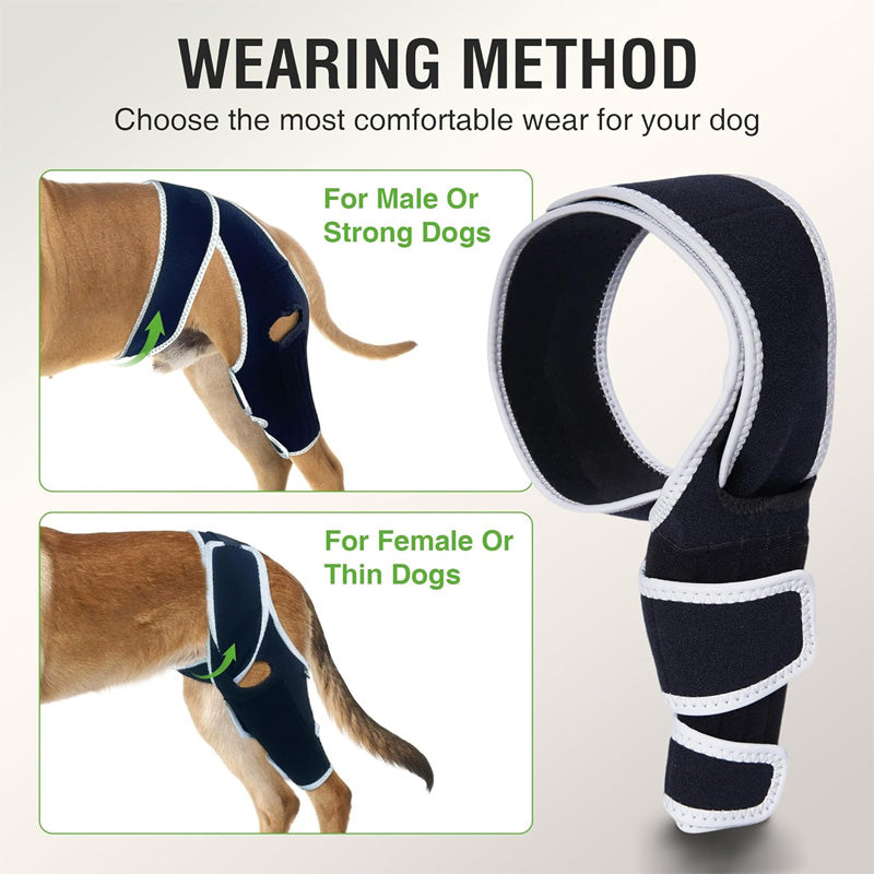 Adjustable universal knee brace for pets