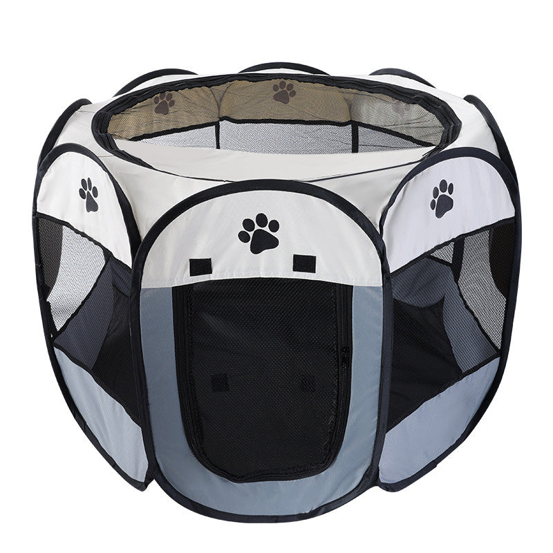 Portable pet fence tent