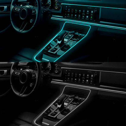 Car ambient lighting with seven colors