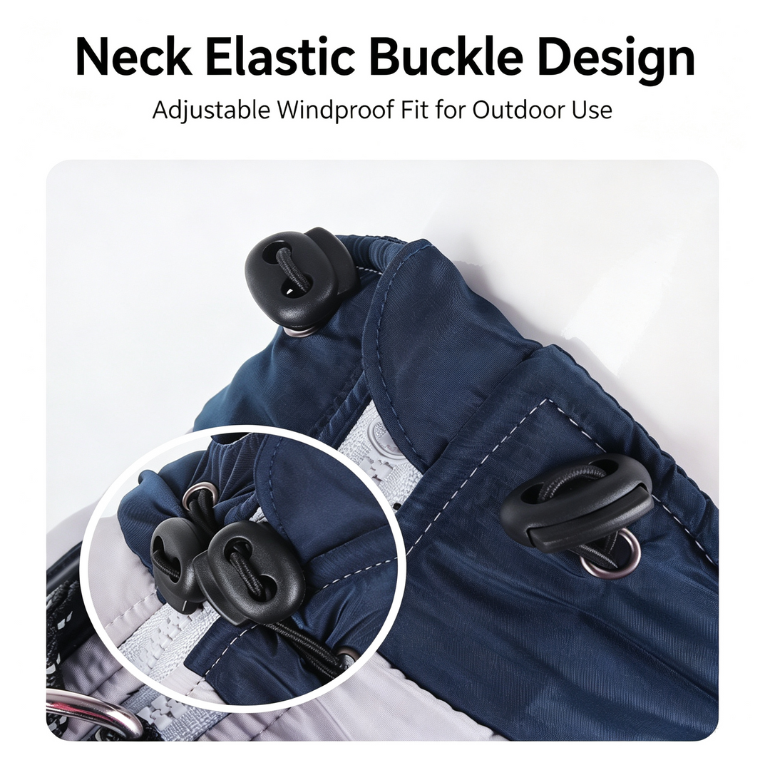 Reflective Windproof Dog Puffer Coat