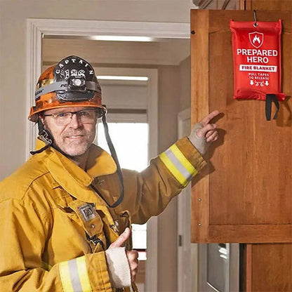 Fiberglass fire blanket
