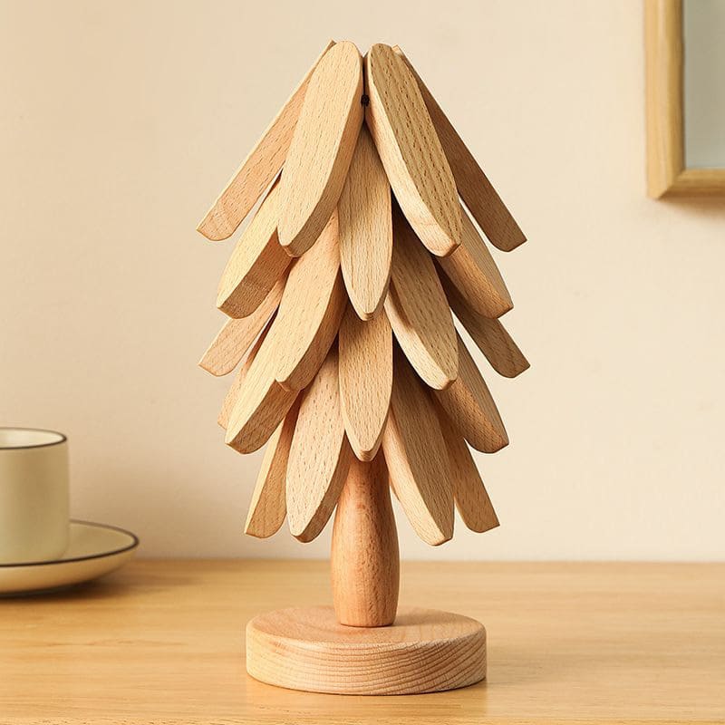 Solid wood heat insulation pad