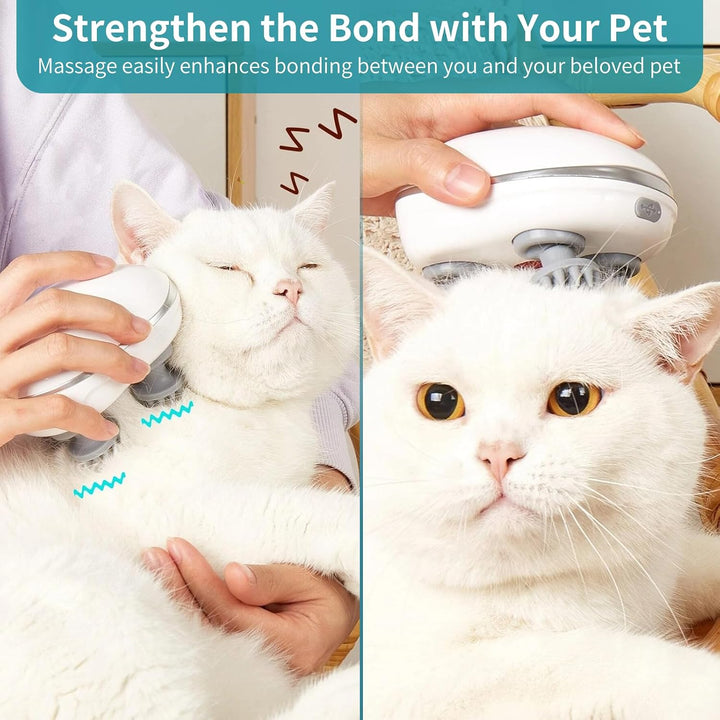 Cat head massager