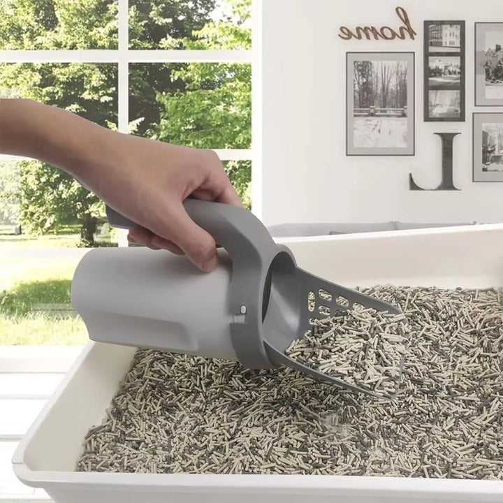 Integrated Cat Litter Scoop