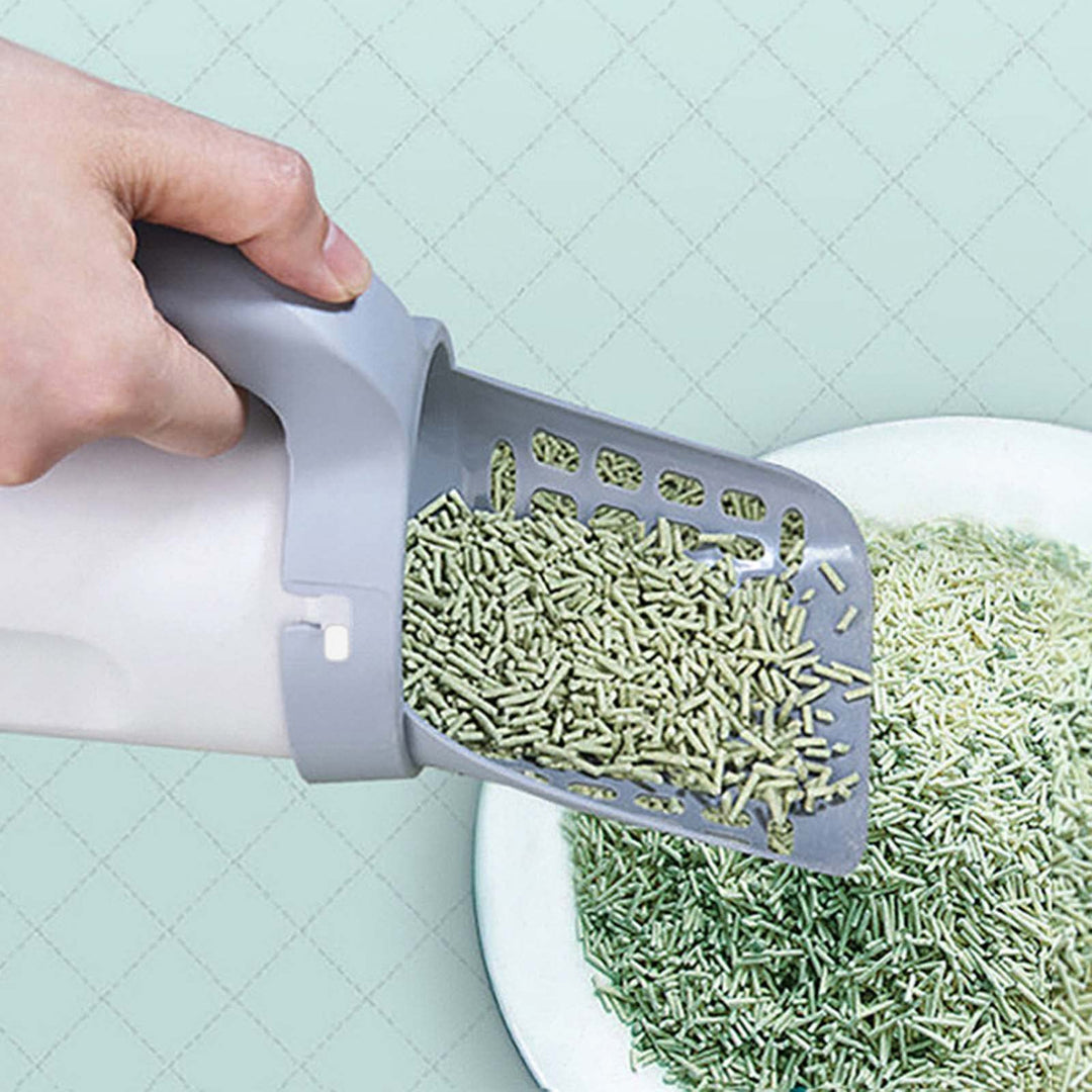 Integrated Cat Litter Scoop