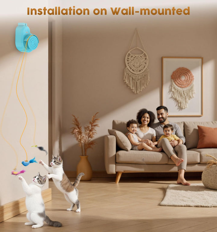 Interactive Flying Bird Toy for Cats