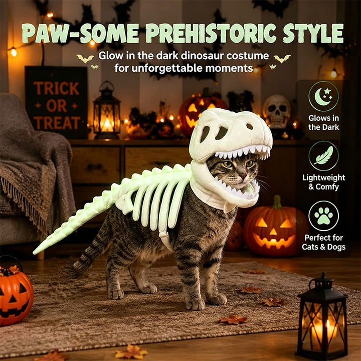Skeleton Dinosaur Pet Costume