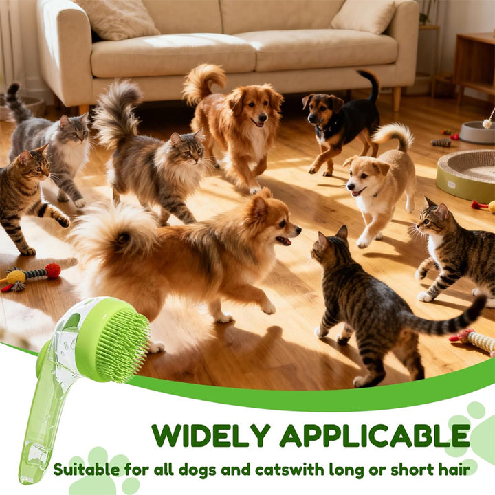 Pet silicone bath massage brush