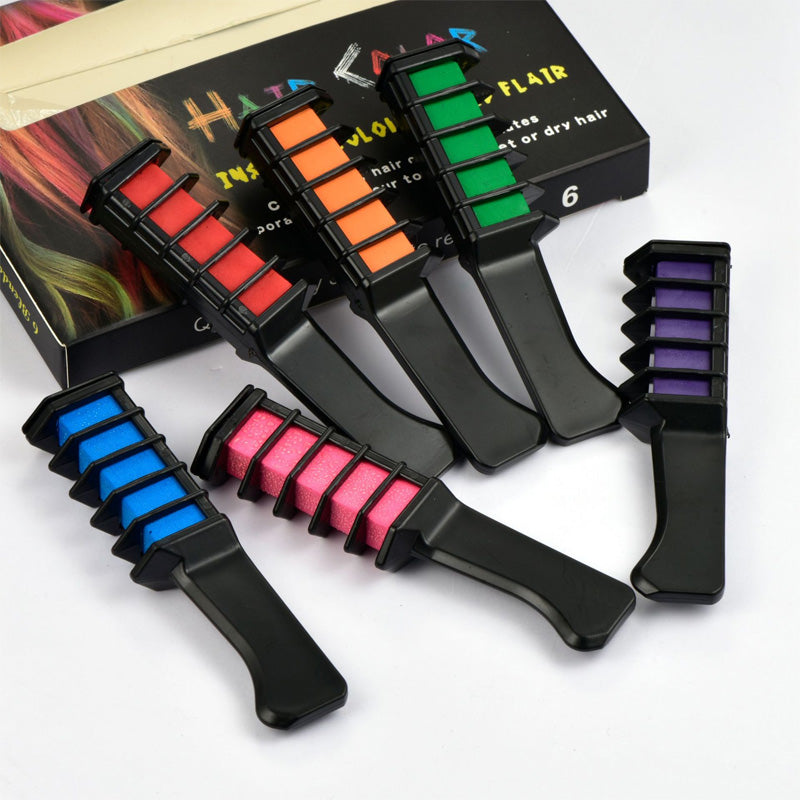 Washable, quick-dyeing hair comb