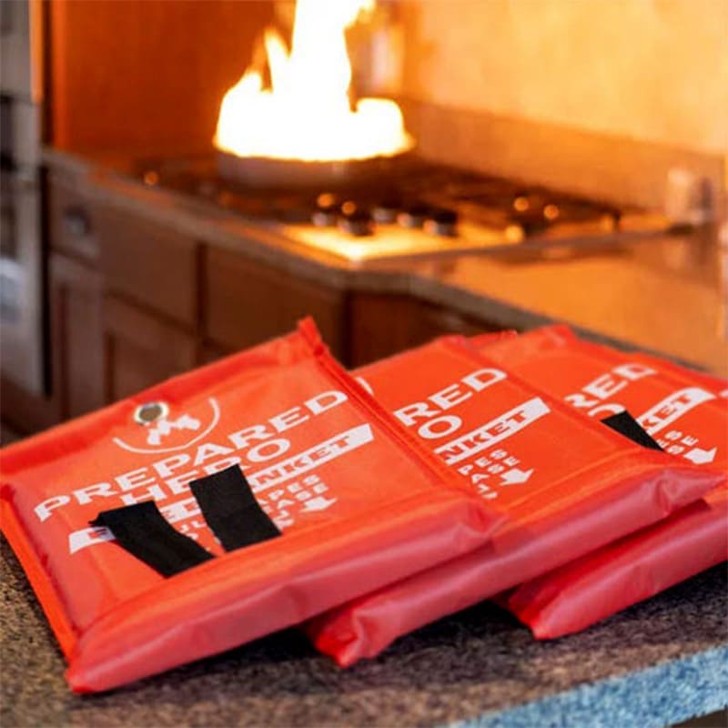 Fiberglass fire blanket