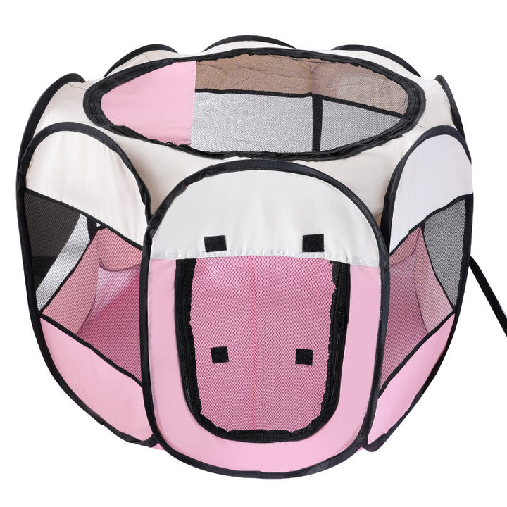 Portable pet fence tent